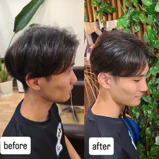 メンズ シ マのヘアスタイル