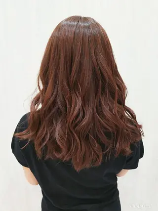 セミロング 顔周りレイヤーカット 髪質改善代表西村功平のヘアスタイル