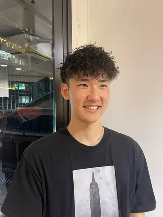 パーマ メンズ 野本光一朗/メンズ/ メンズパーマのヘアスタイル