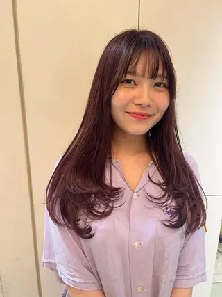 ロング 透明感カラー/ レイヤーkotonoのヘアスタイル