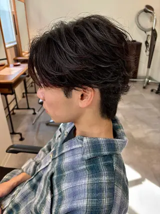 パーマ メンズ 男の理想を叶える🔥 メンズパーマ特化｜関のヘアスタイル