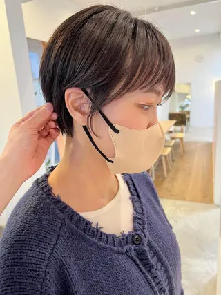 ショート iru所属・透明感,髪質改善の プロ☝🏻前田俊樹✨のヘアスタイル