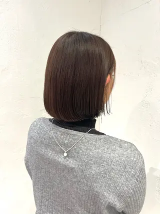 ショート カラー ボブ・レイヤー／ ベージュカラーのその他イメージ