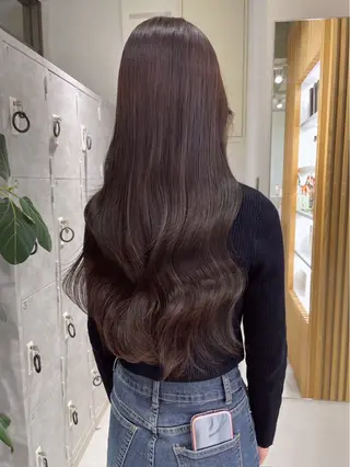 ロング カラー 🎀 韓国ヘア 🎀 sara/艶カラーのヘアスタイル