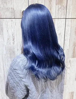 セミロング カラー 高橋成海💎透明感/ デザインカラー💎のヘアスタイル