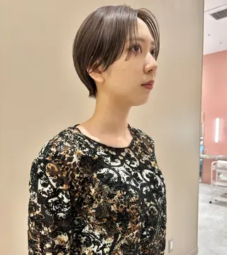 ショート カラー 🌿ニュアンスパーマ /ショート淳平のヘアスタイル