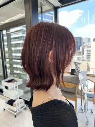 ミディアム 似合わせカット🎀/ カラー🫧/まどのヘアスタイル