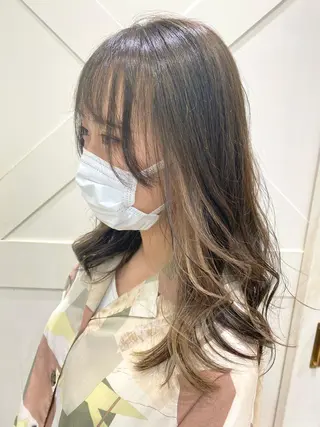 カラー ゆるふわパーマ🌼 アレンジ🌼リョウカのヘアスタイル