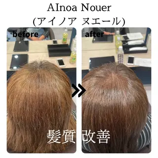 ミディアム AInoa Nouer代々木【アイノア ヌエール】所属・髪質改善　アイノア ヌエール　石戸のヘアスタイル