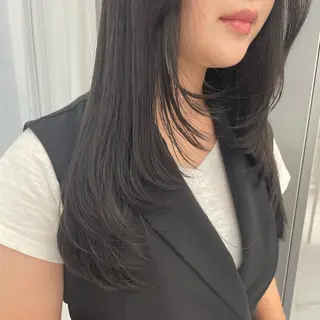 ロング ハイトーン/ボブ /HBL/AYUNAのヘアスタイル