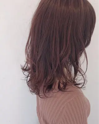 ミディアム カラー The book hand salon所属・伊藤 さやかのヘアスタイル