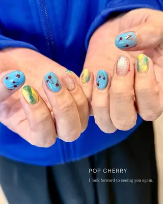 ネイル Seemly 千田町店所属・フラワーパラジェル 🌸シームリーエミのネイルデザイン