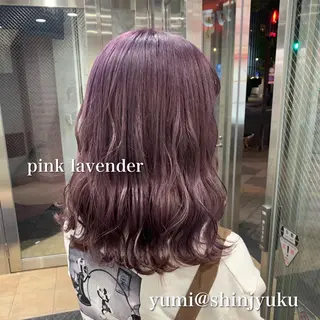 セミロング カラー パーマ ヘアアレンジ メンズ キッズ ネイル マツエク・マツパ アイブロウ 新宿駅近♡友達とOK 🦋W -ワット -のヘアスタイル