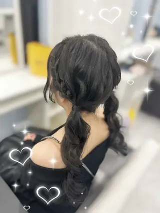 ロング 藤倉 萌菜のヘアスタイル