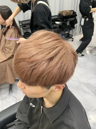 カラー メンズ 🐥くまがい💛 ダブルカラー／パーマのヘアスタイル