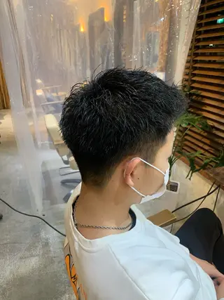 パーマ メンズ putri 川邉 優花のヘアスタイル