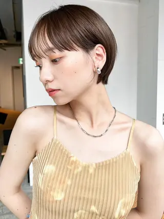 ショート カラー ITby ALBUM 北千住店のヘアスタイル