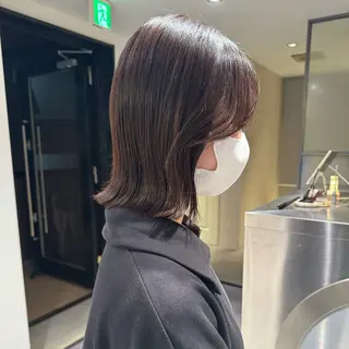 ミディアム カラー GO TODAY シェアサロン 原宿Verno店所属・ブリーチ/髪質改善/ ボブ特化/よしきのヘアスタイル