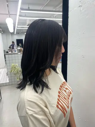 セミロング カラー 🐶ひかる🐶 JILLSTUDIOのヘアスタイル