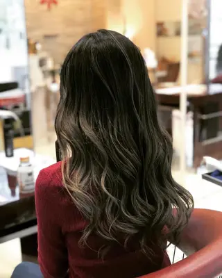 ミディアム カラー パーマ ヘアアレンジ メンズ キッズ マツエク・マツパ sara 荒井店のヘアスタイル