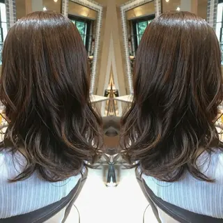 ミディアム カラー youres センター南所属・センター南 SEIJIのヘアスタイル