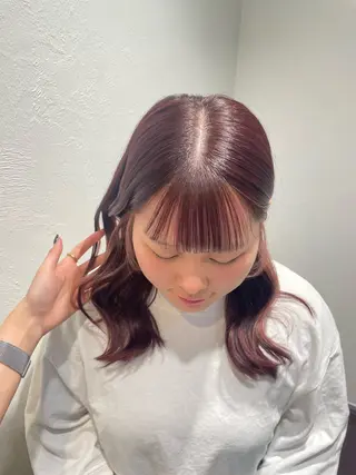 セミロング ボブ/ショート おおいえひびきのヘアスタイル