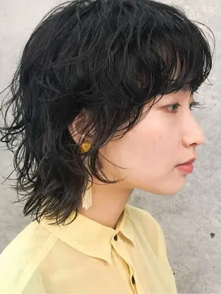 ミディアム パーマ ROBBY所属・松井美樹/似合わせ ガーリー・韓国のヘアスタイル