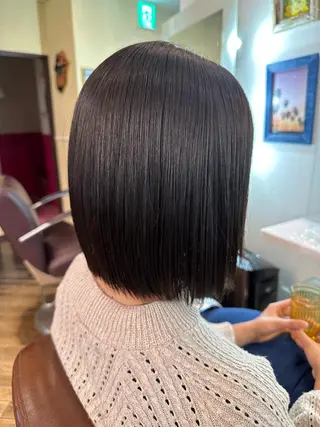 ミディアム trym/ 木原裕希のヘアスタイル