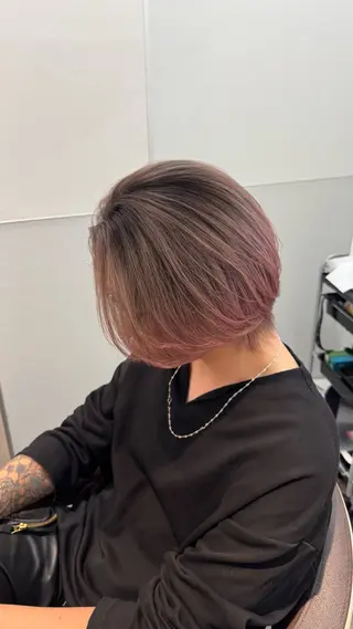 ショート カラー メンズ SALOWIN 高崎所属・【ブリーチ特化👑】 高橋大樹のヘアスタイル