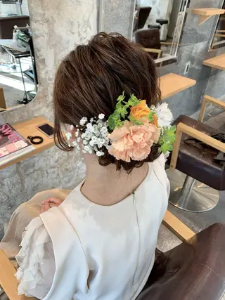 カラー ヘアアレンジ AUBE hair ales福岡平尾店所属・塚本 昂のヘアスタイル
