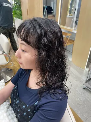 ロング パーマ 🎀レイヤー/パーマ カラー/ai🎀のヘアスタイル