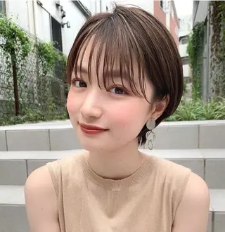ショート シャドウパーマ/ 波巻パーマYu-Kiのヘアスタイル