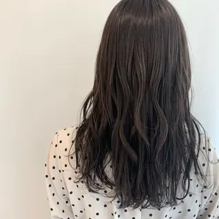 ロング カラー 松浦ゆずき 韓国/ 診断/ダウンパーマのヘアスタイル