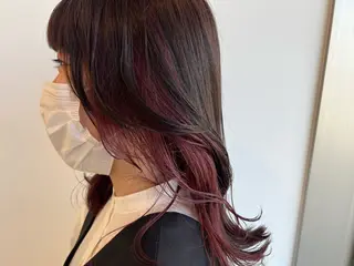 セミロング カラー VOSSO所属・吉澤 大和/カット/カラーのヘアスタイル