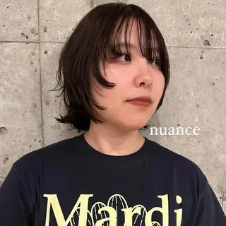 ショート カラー パーマ パーマ/ボブパーマ 艶カラー/坂本小夏のヘアスタイル