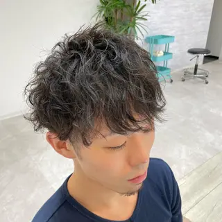パーマ メンズ 迫 祐太のヘアスタイル