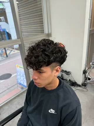 ショート カラー パーマ メンズ 🔥メンズパーマ特化 🔥店長中村雄樹のヘアスタイル