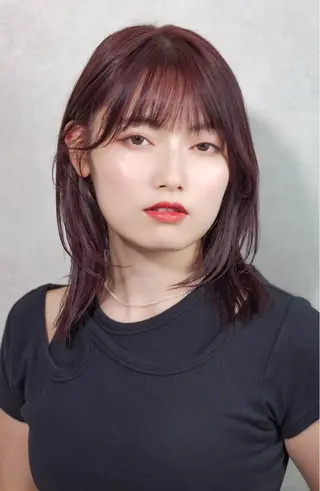 ミディアム [似合う小顔カット] 🪽MUNi恵比寿のヘアスタイル