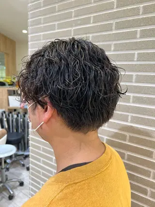 パーマ メンズ 赤本悠斗波巻きパーマ メンズパーマのヘアスタイル