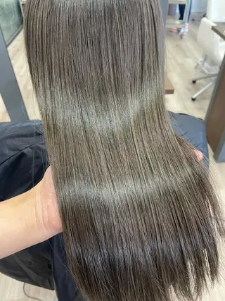 ロング カラー たなか りなのヘアスタイル