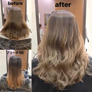 セミロング カラー 韓国レイヤーカット★ 小林大樹のヘアスタイル