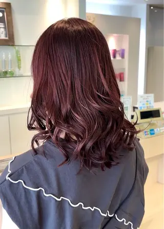セミロング カラー 【透明感カラー】/ 【レイヤー】保坂拓也のヘアスタイル