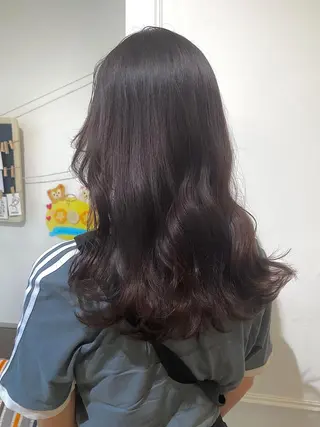 セミロング カラー 横浜/レイヤーカット /韓国ヘア/佐藤記正のヘアスタイル