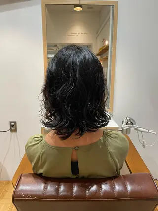 パーマ 南 柚香のヘアスタイル