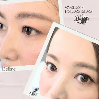 マツエク・マツパ Belles  Ailesのマツエク・マツパデザイン