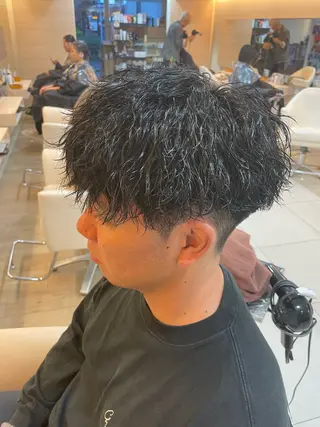 パーマ メンズ 韓国ヘア/パーマ スタイル　北川玲聖のヘアスタイル