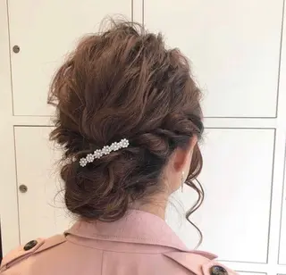 ヘアアレンジ 🦋ミルクティーベー ジュ🦋mayukiのヘアスタイル