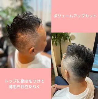 メンズ 薄毛専門 メンズカットREEのヘアスタイル