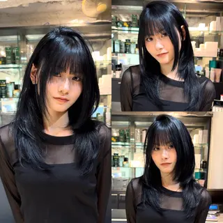 セミロング レイヤーカット/ 堀匠吾のヘアスタイル