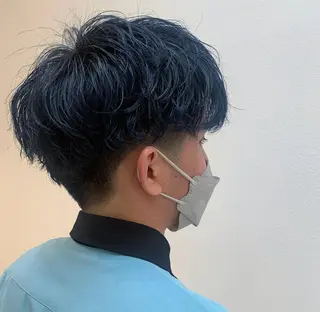 カラー メンズ 🌀perm / bob / RINAのヘアスタイル